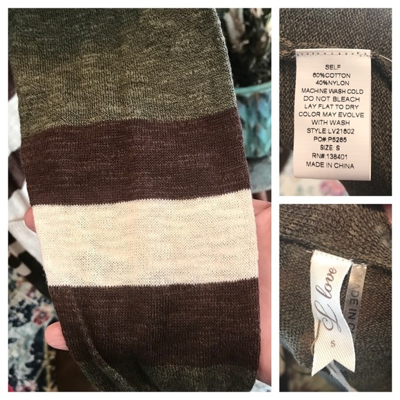 Reseller pack of 3 - Calliope color block duster cardigan sweater - Picture 7 of 8